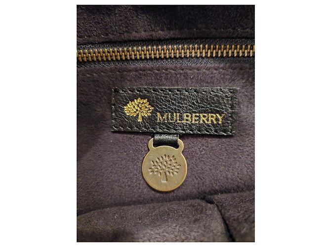 Mulberry Borsa Satchel in pelle nera Nero - vista 8