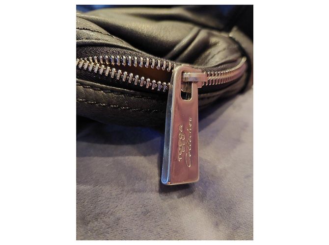Tosca Blu Coleção Bolsa Satchel de couro preto - vista 7
