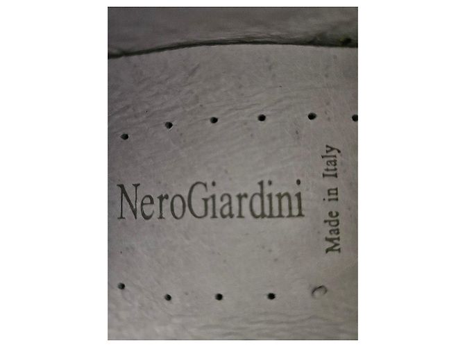 Autre Marque NeroGiardini Scarpe Derby in pelle nera e paillettes - vista 7