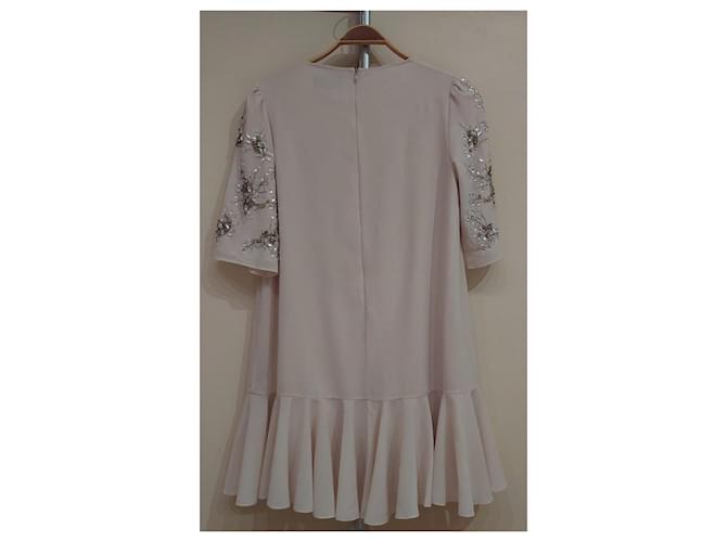 Needle & Thread Crystal Petal Kleid Beige - Ansicht 2