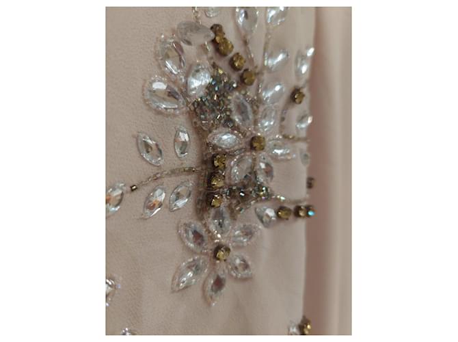 Needle & Thread Crystal Petal Kleid Beige - Ansicht 4