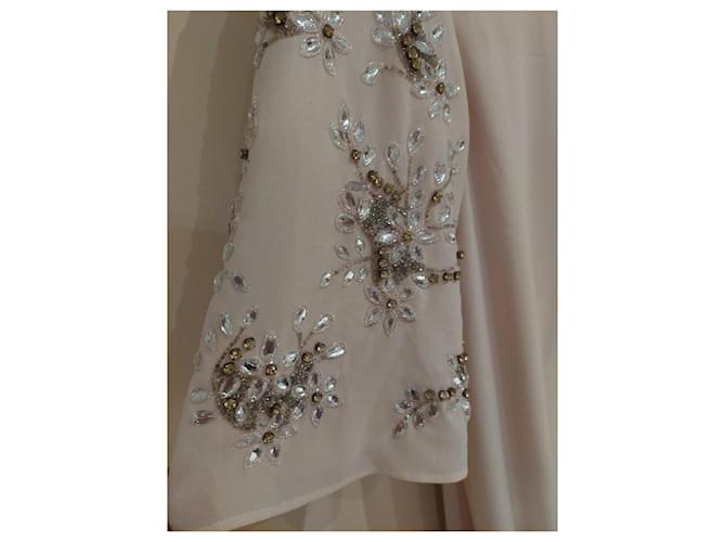 Needle & Thread Crystal Petal Kleid Beige - Ansicht 6