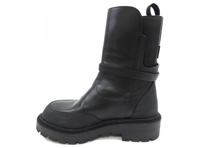 Botas de piel de becerro Christian Dior DIOR EMPREINTE Negro - vista 2