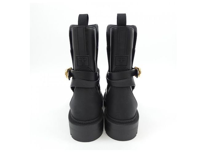 Botas de piel de becerro Christian Dior DIOR EMPREINTE Negro - vista 5