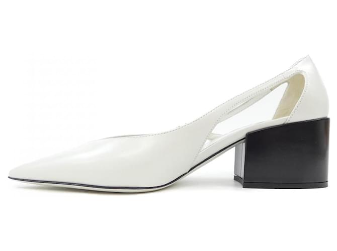 Prada Leder Pumps Weiß - Ansicht 2