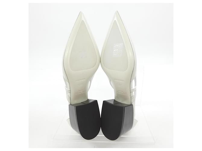 Prada Leder Pumps Weiß - Ansicht 4