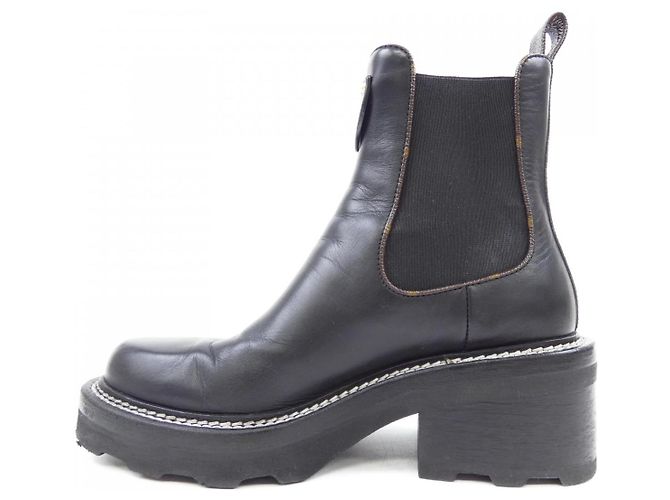 Botas Louis Vuitton LV Bobourg Line Monogram Negro - vista 2