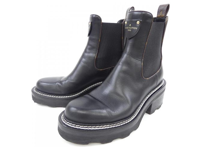 Botas Louis Vuitton LV Bobourg Line Monogram Negro - vista 3