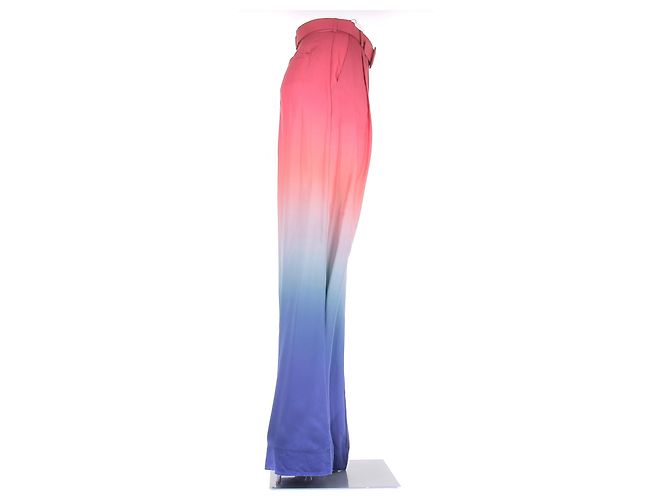 Pantalones Palazzo Zimmermann Degradados de Algodón Multicolor - vista 3