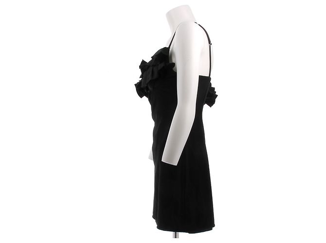 Jacquemus Schwarzes Kleid le raphia - Ansicht 4