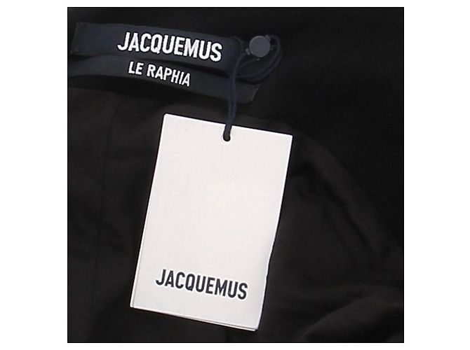 Jacquemus Schwarzes Kleid le raphia - Ansicht 5