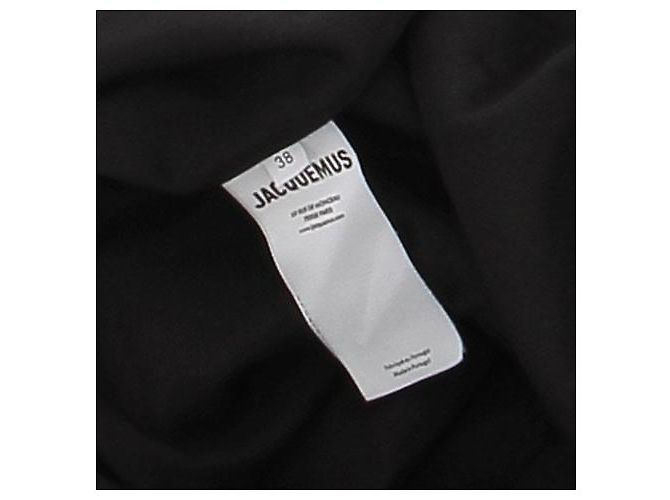 Jacquemus Schwarzes Kleid le raphia - Ansicht 7