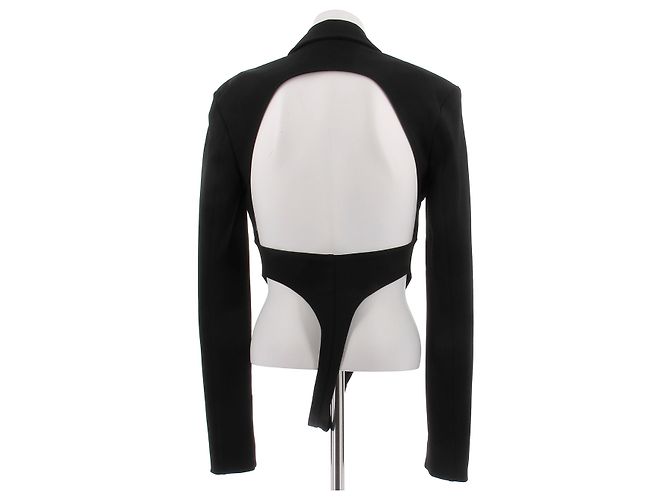 Autre Marque Body con hombreras Negro - vista 2