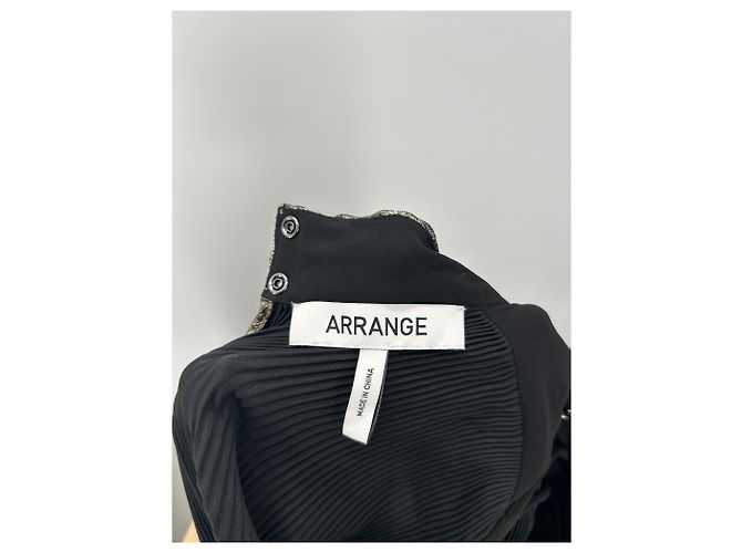 Autre Marque Blusa oro e nera D'oro - vista 5