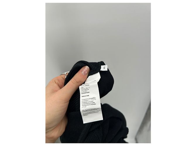 Loewe Trägerkleid aus schwarzer Baumwolle - Ansicht 6
