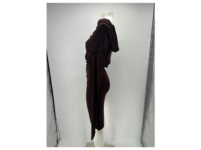 Autre Marque ENTIRE STUDIO Kleid Braun Viskose S - Ansicht 3
