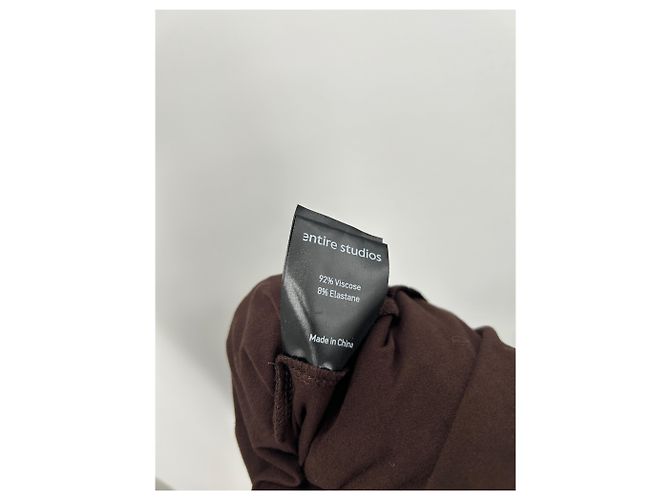 Autre Marque ENTIRE STUDIO Kleid Braun Viskose S - Ansicht 5