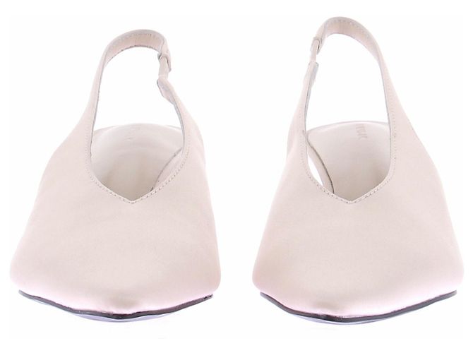 Autre Marque Slingback in raso bianco - vista 2