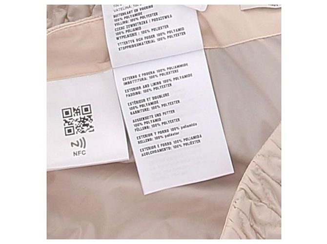 Minigonna trapuntata Miu Miu beige - vista 7