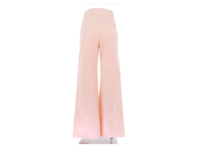 Chanel Jeans in Lachsrosa Pink - Ansicht 2