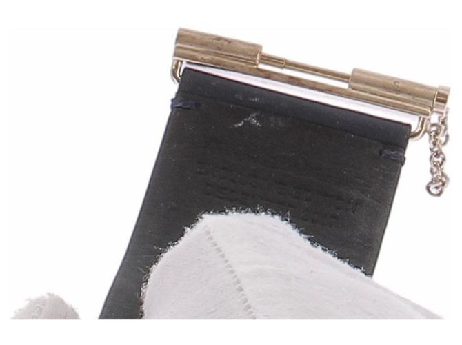 Bracciale rigido Chanel CC logo resina blu notte Blu navy - vista 3