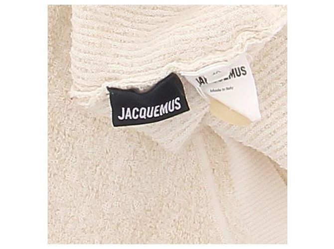 Jacquemus Creme-farbener Cardigan mit Textur Beige - Ansicht 5