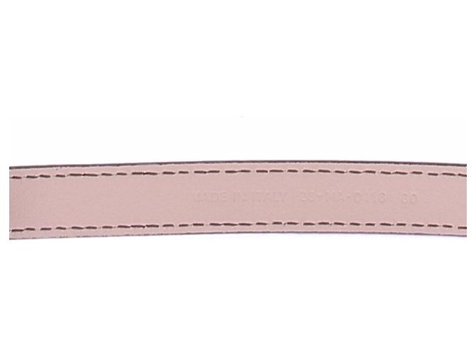 Dior Beige Leder 'D-Fence' Gürtel Pink - Ansicht 5