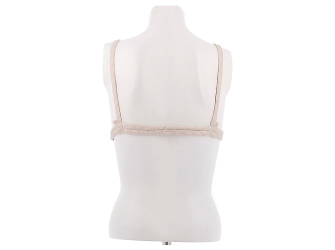Miu Miu Sutiã acolchoado creme Bege - vista 2