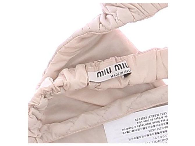 Miu Miu Sutiã acolchoado creme Bege - vista 6
