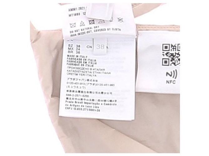 Miu Miu Sutiã acolchoado creme Bege - vista 8