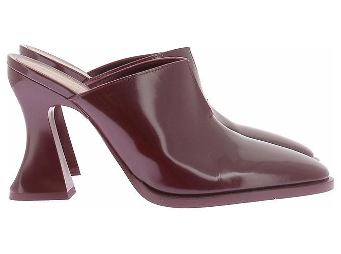 Mule Cha-Cha Bottega Veneta in vernice bordeaux Burdeos - vista 2