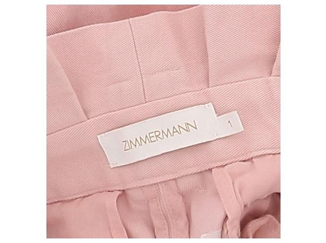 Zimmermann Hellrosa Baumwollhose Pink - Ansicht 5