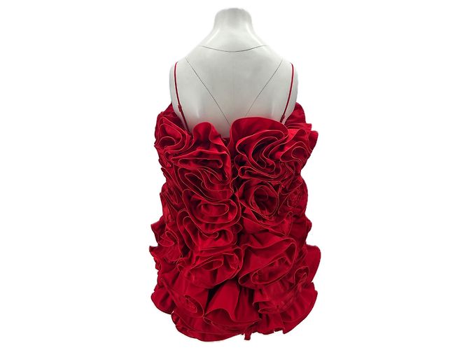 Abito rosso Magda Butrym x H&M - vista 2