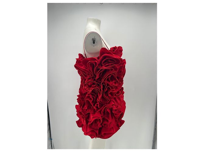 Abito rosso Magda Butrym x H&M - vista 3
