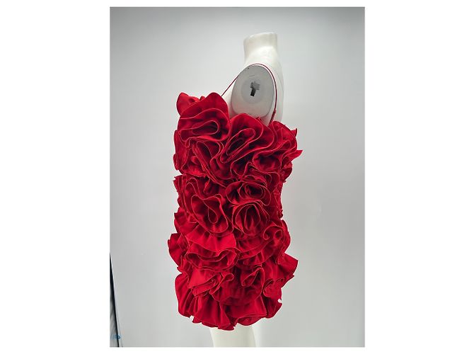 Abito rosso Magda Butrym x H&M - vista 4