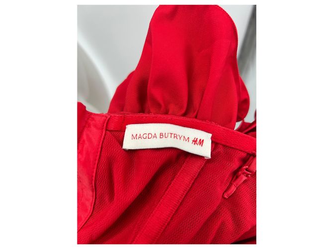 Abito rosso Magda Butrym x H&M - vista 5