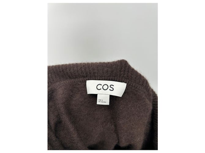 Jersey de lana marrón COS Castaño - vista 5