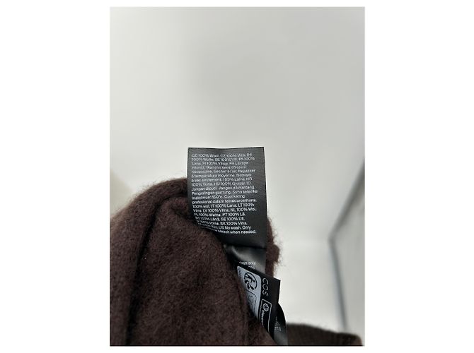 Jersey de lana marrón COS Castaño - vista 6