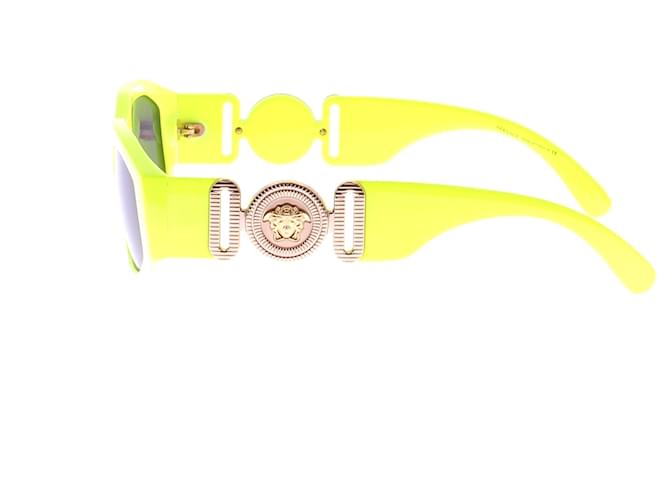 Versace Gafas de sol amarillo fluorescente - vista 2