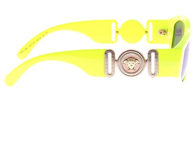Versace Gafas de sol amarillo fluorescente - vista 3