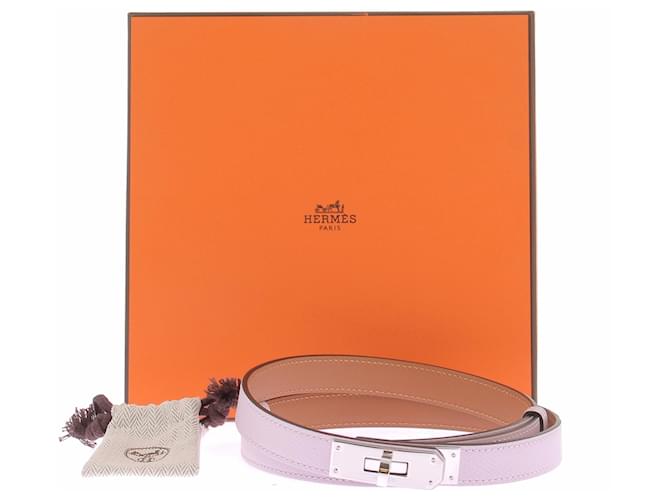 Hermès "Kelly" Sakura Pink Gürtel - Ansicht 5
