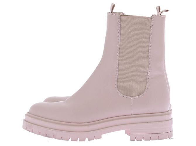 Botas Gianvito Rossi de cuero beige con tacón de aguja - vista 3