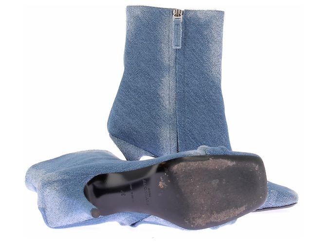 Botas Givenchy de denim azul con tacón de aguja - vista 6
