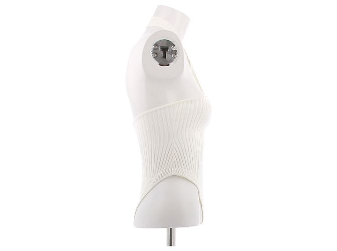 Autre Marque Body blanco de viscosa ANDRÉADAMO - vista 3