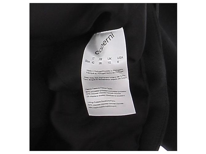 Chaqueta bolero corta negra Coperni de algodón Negro - vista 6