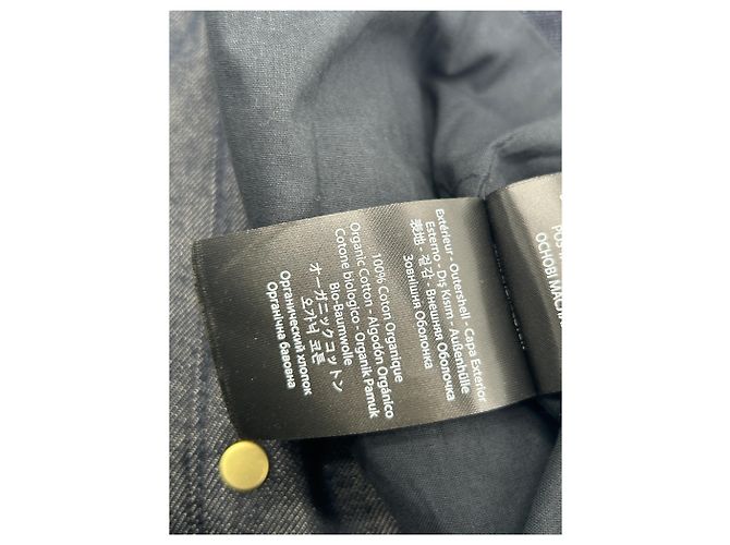 Mackage Denim jacket with drawstring ties Blue - view 8