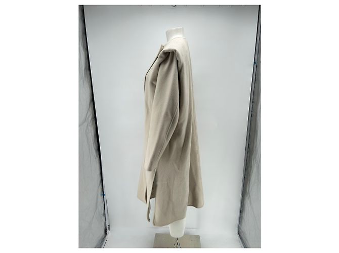 Abrigo largo de lana beige Isabel Marant - vista 3
