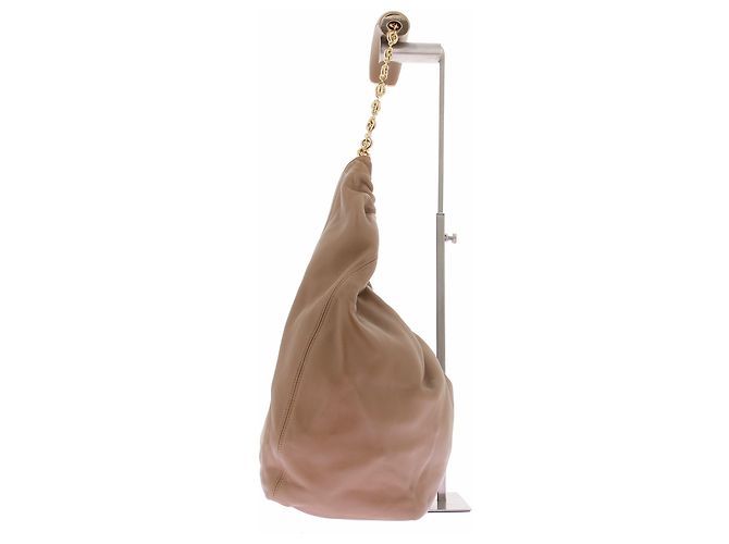 Loewe Squeeze Tasche aus braunem Leder - Ansicht 5