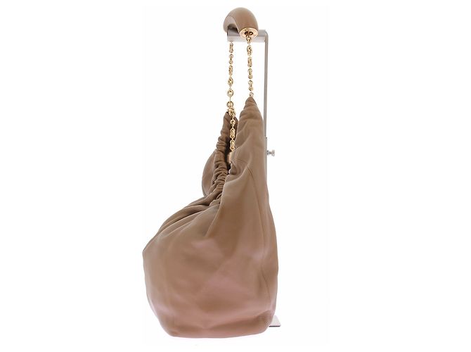Loewe Squeeze Tasche aus braunem Leder - Ansicht 6