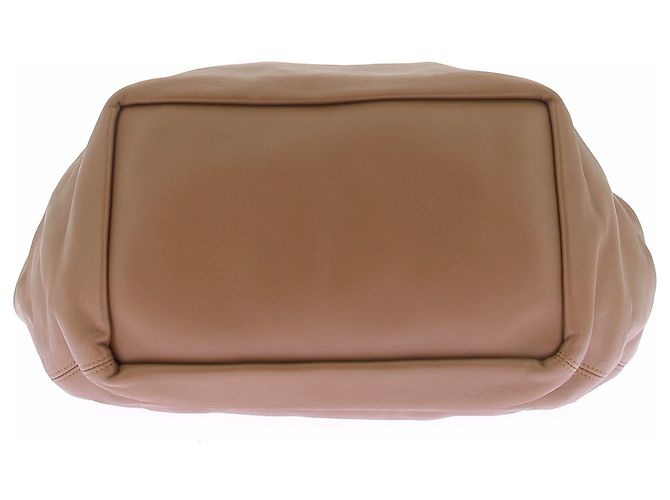 Loewe Squeeze Tasche aus braunem Leder - Ansicht 7